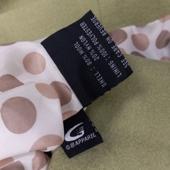 Black Rivet Sage Colored, Button Down, Pea Coat - Picture 8 of 15